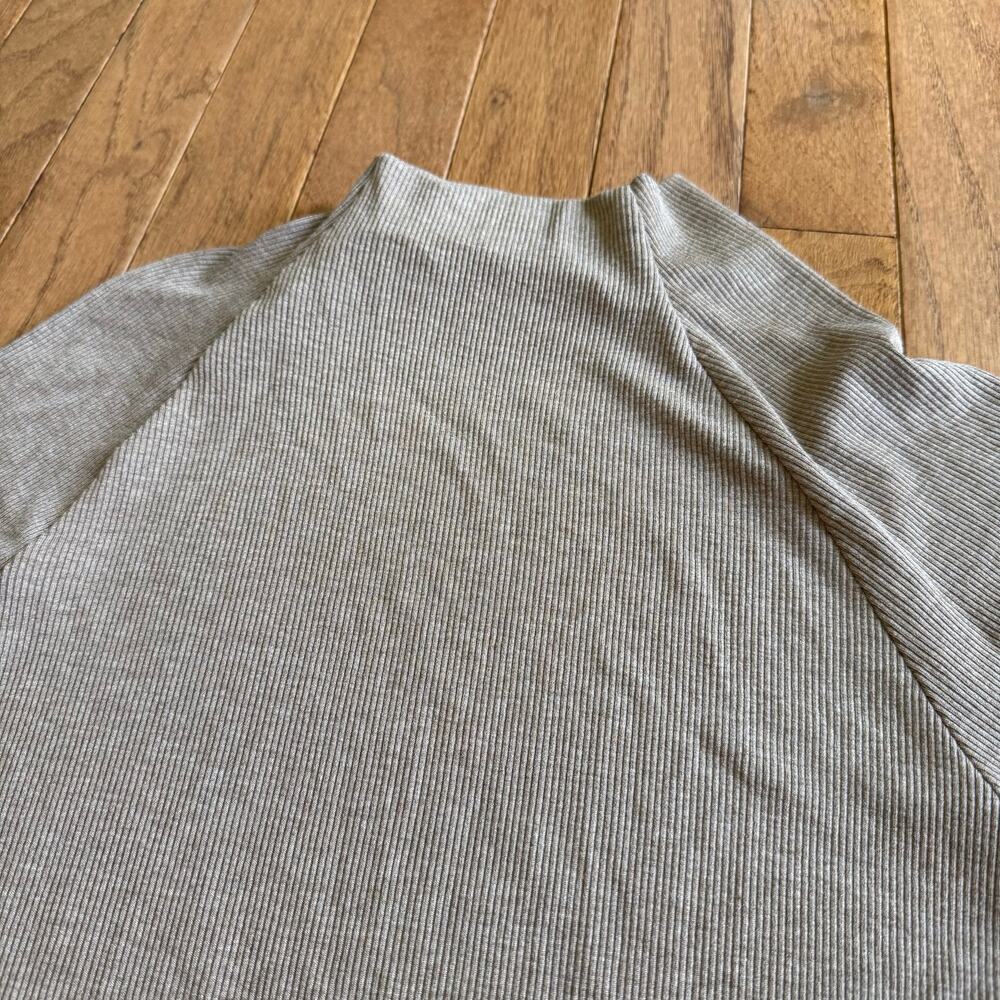 LNA Revolve | Beige Oatmeal Lyndell Thermal Long Sleeve Top Size Small Lounge - Picture 4 of 9
